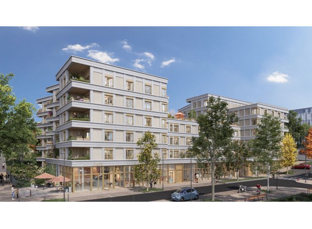 Investissement locatif en Rhne-Alpes : programme immobilier neuf pour investir La Place Centrale  Bron