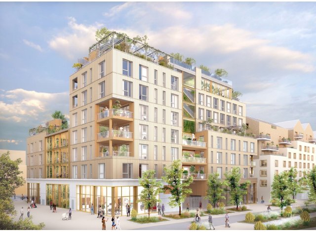 Investissement locatif en Haute-Normandie : programme immobilier neuf pour investir Eco Quartier Flaubert  Rouen