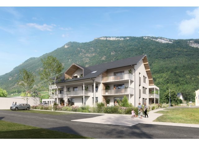 Investissement locatif en France : programme immobilier neuf pour investir Les Jardins de Jade  Cruet